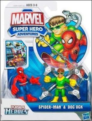 Marvel Super Hero Adventures figure 5 Spider-Man and Doc Ock