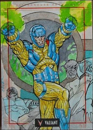 2013 Valiant Comics Preview Trading Card Set (Sketch Card Subset) card RC-06