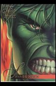 Marvel Annual Flair '95 (Base Set) card 84 Savage Hulk