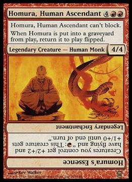 Magic the Gathering: Saviors of Kamigawa (Base Set) card 103 Homura, Human Ascendant