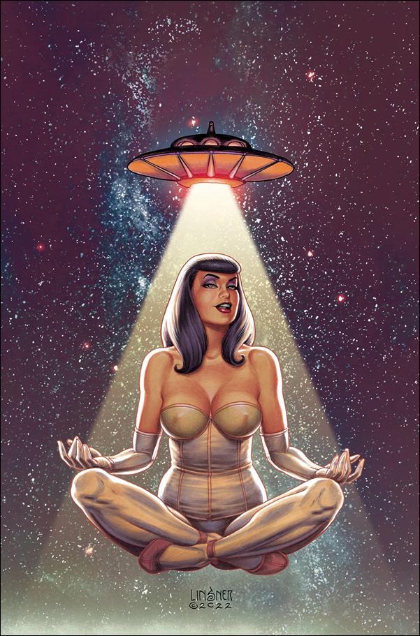 Bettie Page: The Alien Agenda issue 5-R Joseph Michael Linsner Virgin Cover