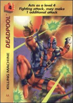 Marvel OverPower (Base Set) card nn82 Deadpool: Killing Machine
