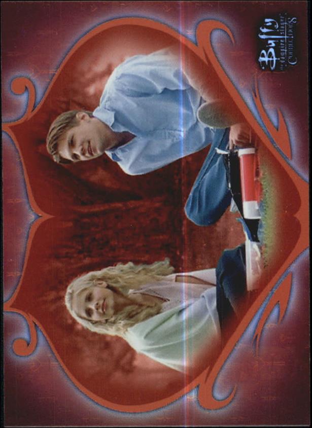 Buffy the Vampire Slayer: Connections (Base Set) card 6 Buffy + Riley: Tender Connection