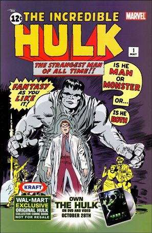Incredible Hulk (1962) issue 1-F Wal*Mart DVD Combo Pack Edition