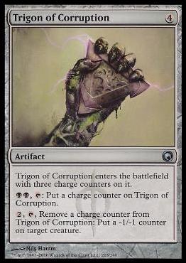Magic the Gathering: Scars of Mirrodin (Base Set) card 213 Trigon of Corruption