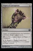 Magic the Gathering: Scars of Mirrodin (Base Set) card 213 Trigon of Corruption