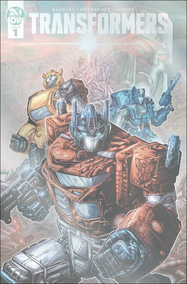 Transformers (2019) issue 1-E Freddie E. Williams II Foil 1:50 Cover