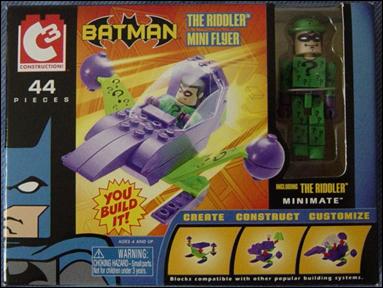 DC/C3 Miniflyers Minimates Sets figure 6 The Riddler Mini Flyer