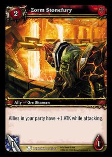 World of Warcraft: Heroes of Azeroth (Base Set) card 274 Zorm Stonefury