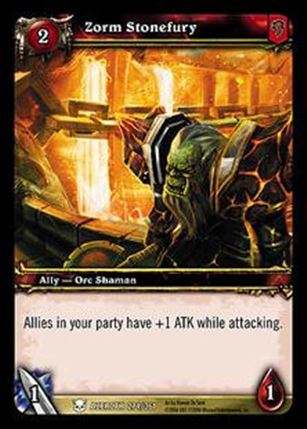 World of Warcraft: Heroes of Azeroth (Base Set) card 274 Zorm Stonefury