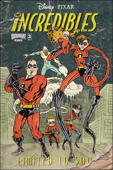 Incredibles: Family Matters issue 3-C Tom Scioli Heroes Con Cover 1/500