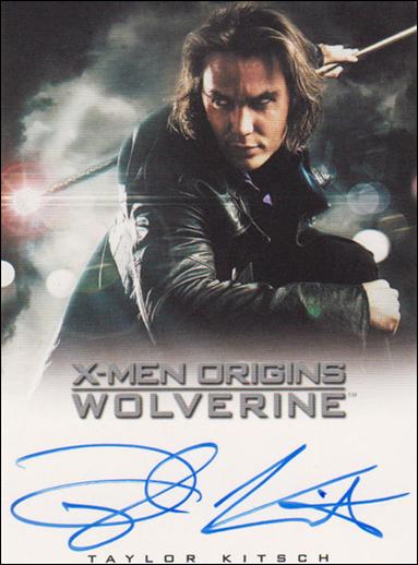 X-Men Origins: Wolverine (Autographs Subset) card nn13 Taylor Kitsch