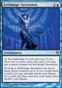 Magic The Gathering: Zendikar (Base Set) card 42 Archmage Ascension
