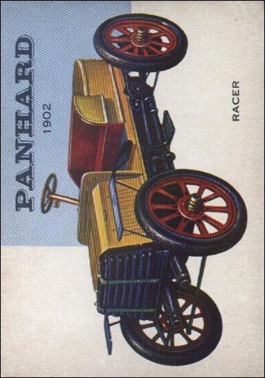World on Wheels (Base Set) card 44 Panhard Racer 1902