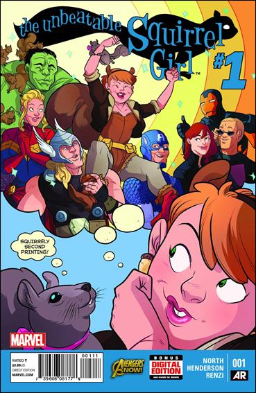 Unbeatable Squirrel Girl (2015/03) issue 1-E Erica Henderson Cover (2nd Printing)