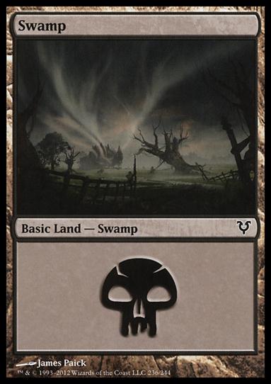 Magic the Gathering: Avacyn Restored (Base Set) card 236 Swamp