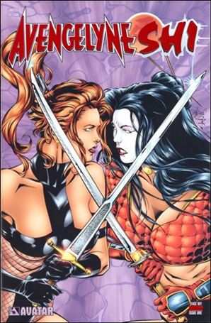 Avengelyne/Shi issue 1-L Face Off Ruby Foil Cover