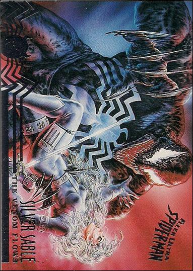 Fleer Ultra Spider-Man (Base Set) card 107 Silver Sable