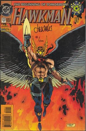 Hawkman (1993) issue 0-C Dynamic Forces (signed by Lee Weeks) 1/1500