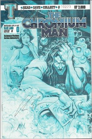Chromium Man issue 0-C Blue Logo Edition 1/2000