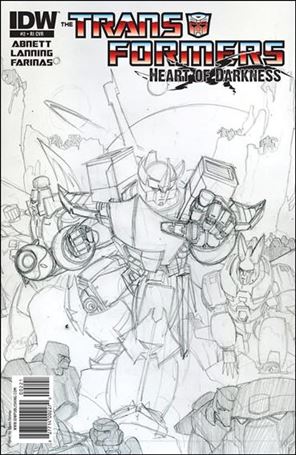 Transformers: Heart of Darkness issue 2-C Ulises Farinas 1:10 Sketch Cover