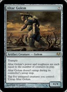 Magic the Gathering: Eventide (Base Set) card 166 Altar Golem