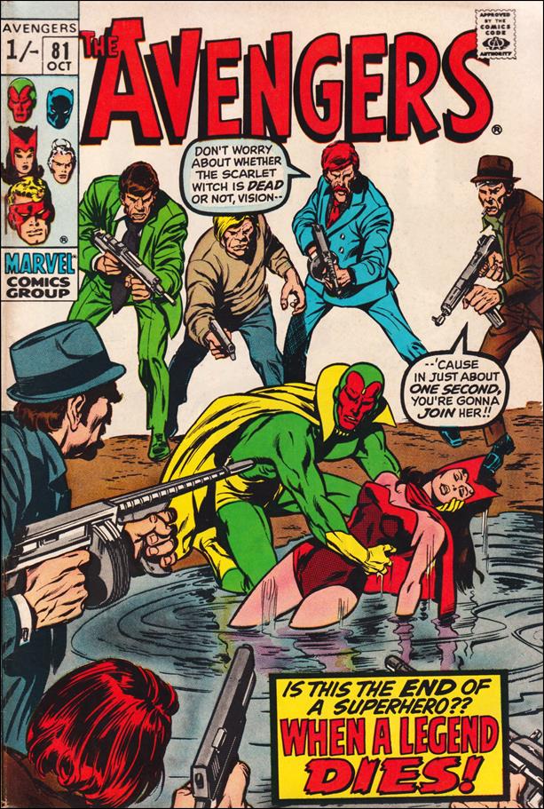 Avengers (1963) issue 81-B UK Price Cover