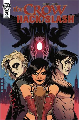 Crow: Hack/Slash issue 3-B Rebekah Isaacs 1:10 Cover