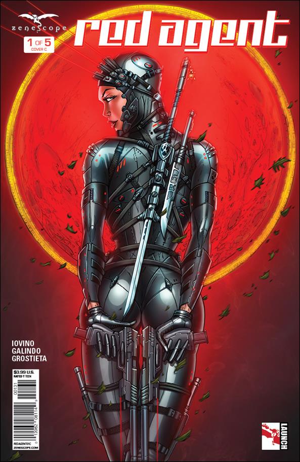 Red Agent issue 1-C Jamie Tyndall Cover