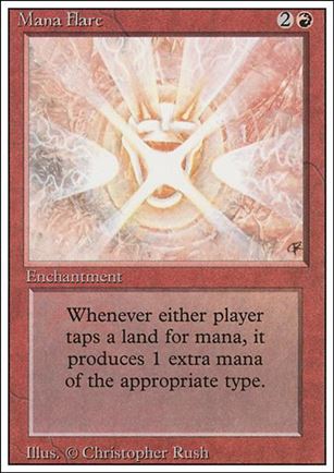 Magic the Gathering: Revised (Base Set) card 164 Mana Flare