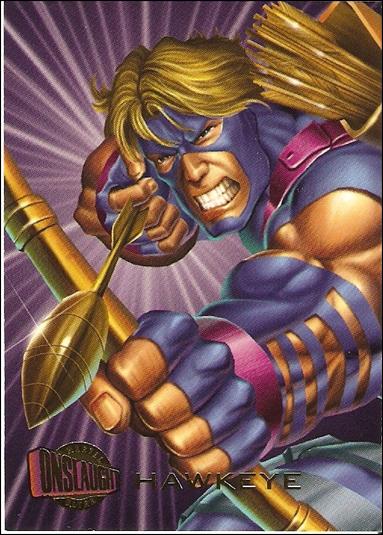 Marvel Ultra: Onslaught (Base Set) card 25 Hawkeye