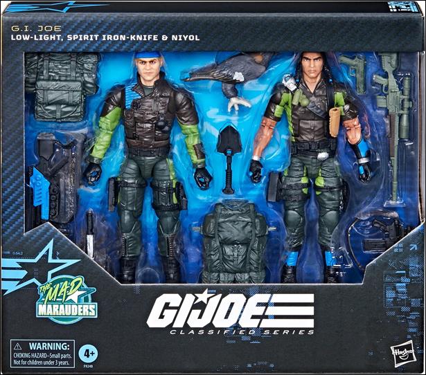 G.I. Joe: Classified Series (6" Action Figures) figure 128 Low-Light, Spirit Iron-Knife & Nivol