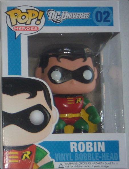 POP! Heroes figure 2-C Robin (Bobble-Head)