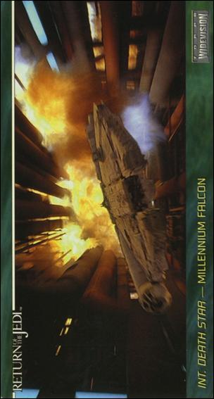 Star Wars Widevision Pepsi MailAway (Promo) card 135 Int. Death Star - Millennium Falcon