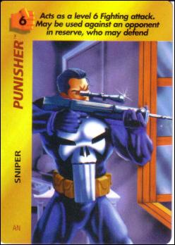 Marvel OverPower (Base Set) card nn173 Punisher: Sniper