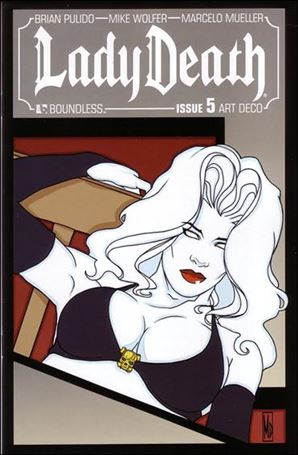 Lady Death (2010) issue 5-C Art Deco Cover