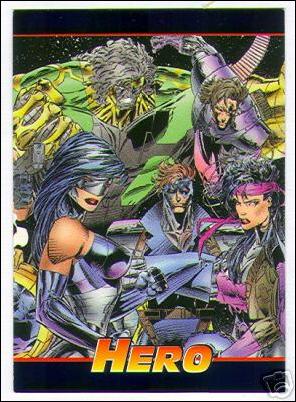 Hero Master-Foil: Cyber Force / Stryke Force (Promo) card 2 of 3 Heatwave, Impact, Tempest, Blood Bow and... (Blue)