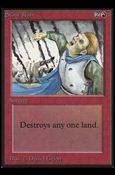 Magic the Gathering: Limited Edition Beta (Base Set) card 178 Stone Rain