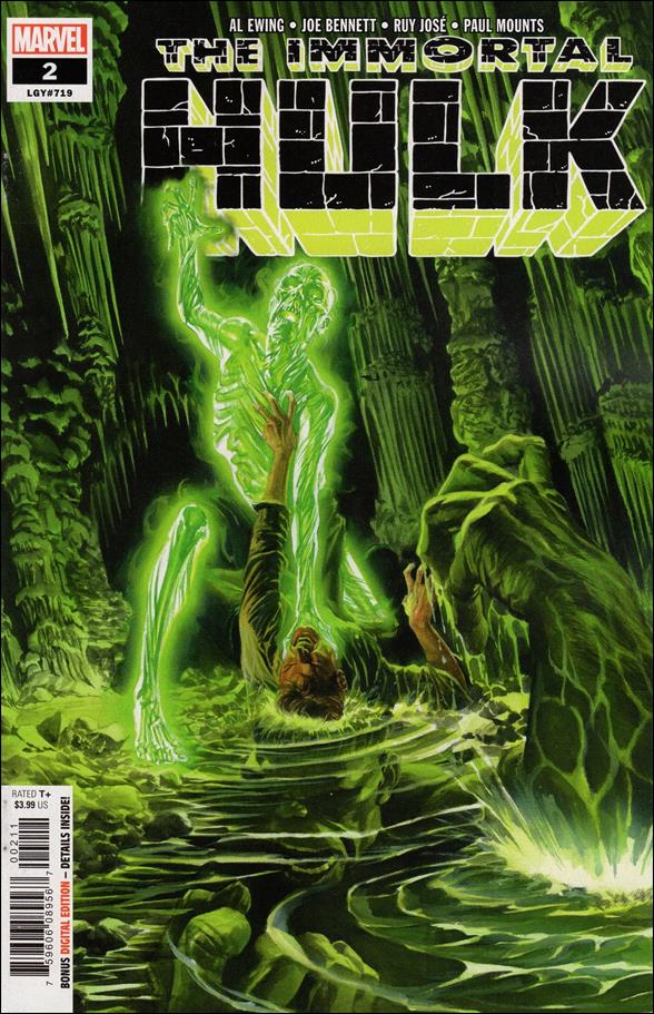 Immortal Hulk issue 2 Alex Ross Cover