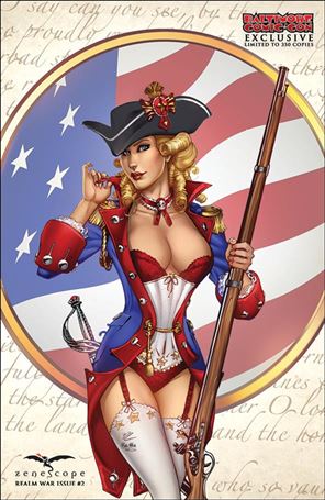 Grimm Fairy Tales Presents Realm War: Age of Darkness issue 2-F Michael Dooney Baltimore Comic Con Cover 1/350