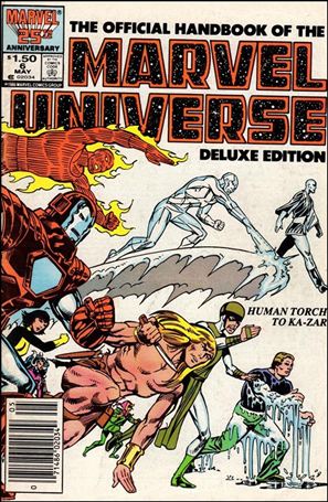 Official Handbook of the Marvel Universe (1985) issue 6-B Newsstand Edition