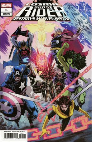 Cosmic Ghost Rider Destroys Marvel History issue 5-B Scott Hepburn Cover