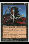 Magic the Gathering: 5th Edition (Base Set) card 199 Touch of Death