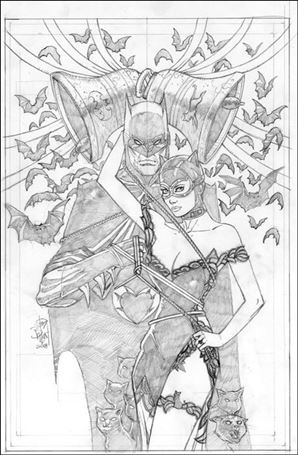 Batman (2016) issue 50-TR Jim Balent Jetpack/Forbidden Planet Midnight Cover