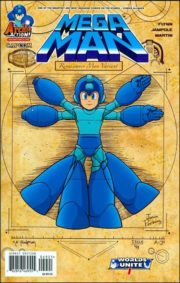 Mega Man issue 49-B Jason Piperberg Cover