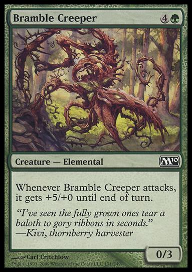 Magic the Gathering: 2010 Core Set (Base Set) card 171 Bramble Creeper