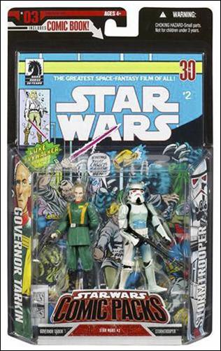 Star Wars: 30th Anniversary Collection Comic Packs (2006) figure 3 Governor Tarkin & Stormtrooper (Blue Highlights)