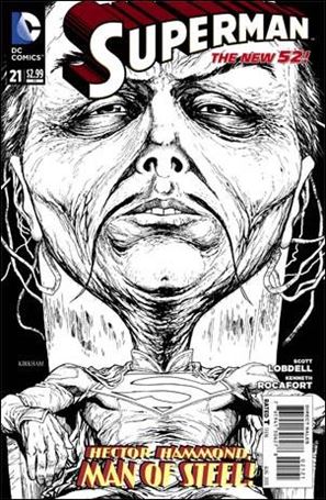 Superman (2011) issue 21-B 1:25 Black and White Cover