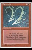 Magic the Gathering: 4th Edition (Base Set) card 212 Manabarbs