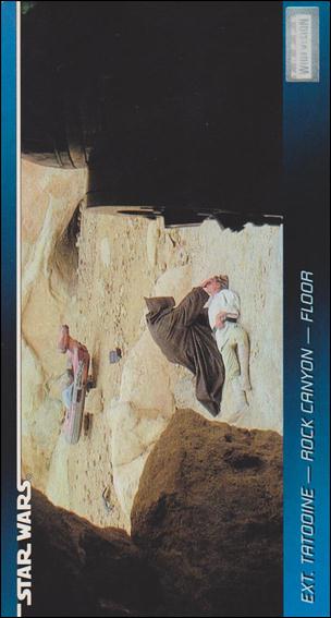 Star Wars Widevision (Base Set) card 25 Ext. Tatooine - Rock Canyon - Floor